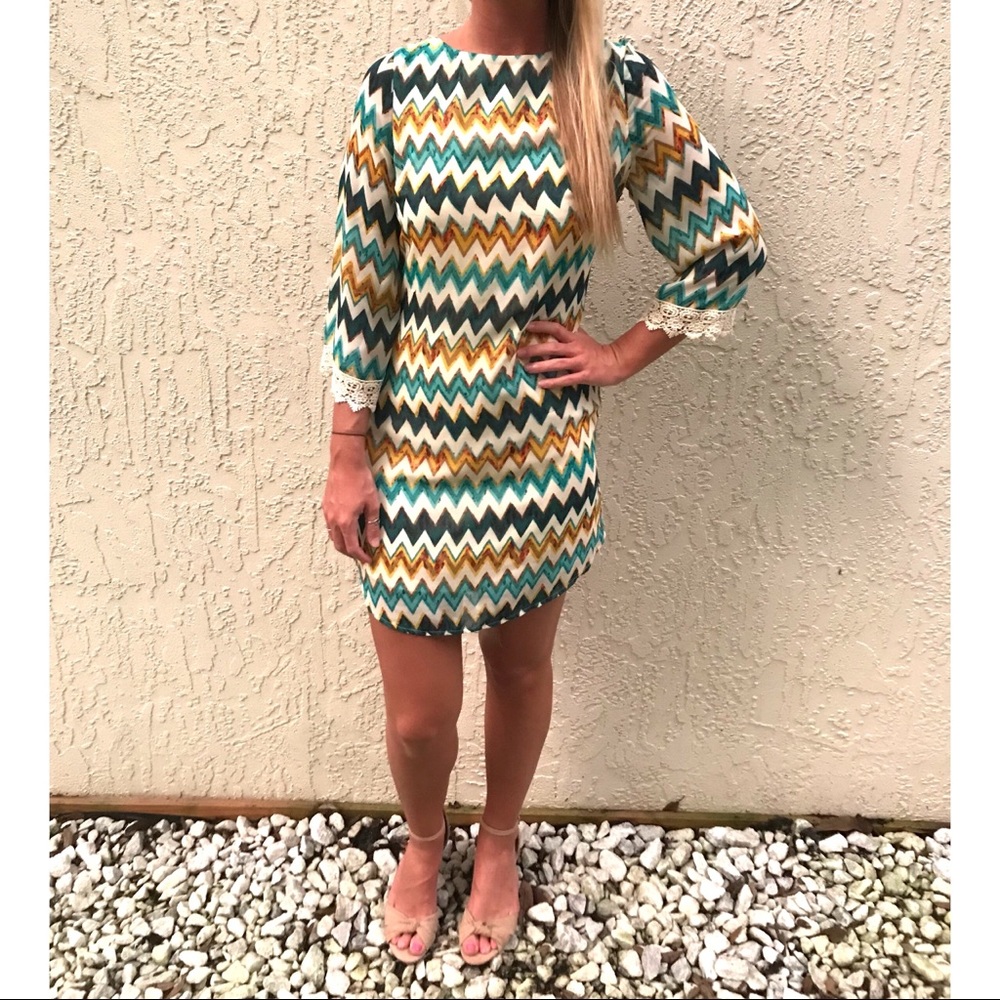 🔴⚪️🔵 Fourth of July SALE 
Speechless Chevron Striped Dress